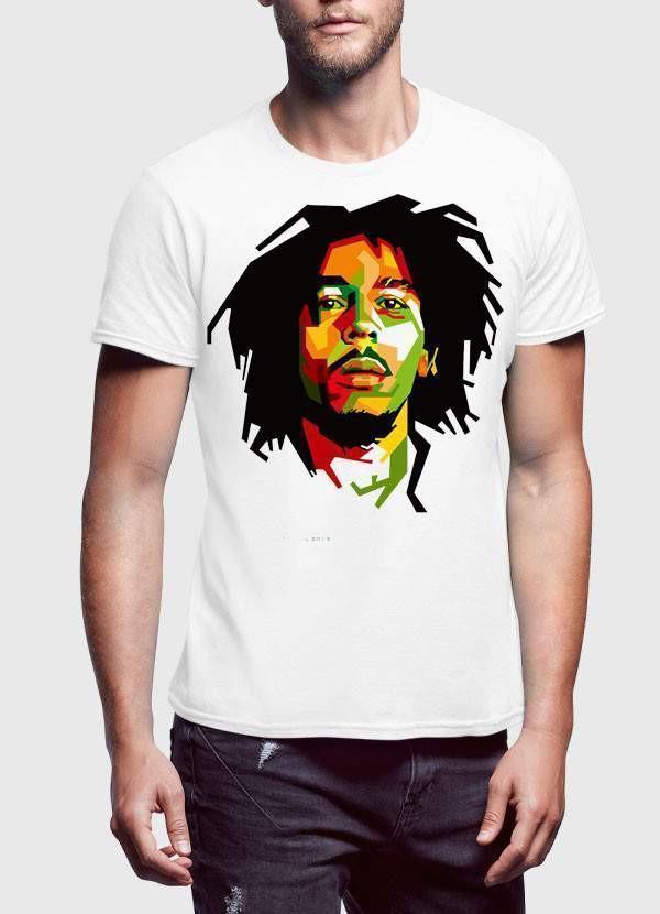 Bob Marley Be Happy Half Sleeve Men T-Shirt